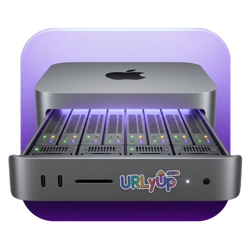 A Mac opening into a rack of Runners